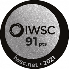 Award logo for award IWSC 2021 - Silver, won by Bel'Uva.
